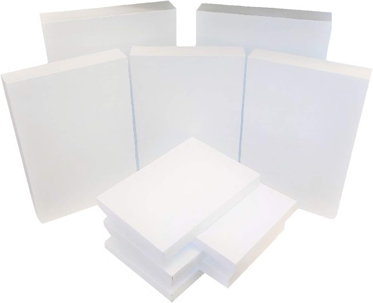 ALEF Set of 10 White Gift Wrap Boxes with Lids – 3 Sizes (17", 14", 10") – Sturdy, Reusable, and Versatile for Holidays, Weddings, Birthdays, and More