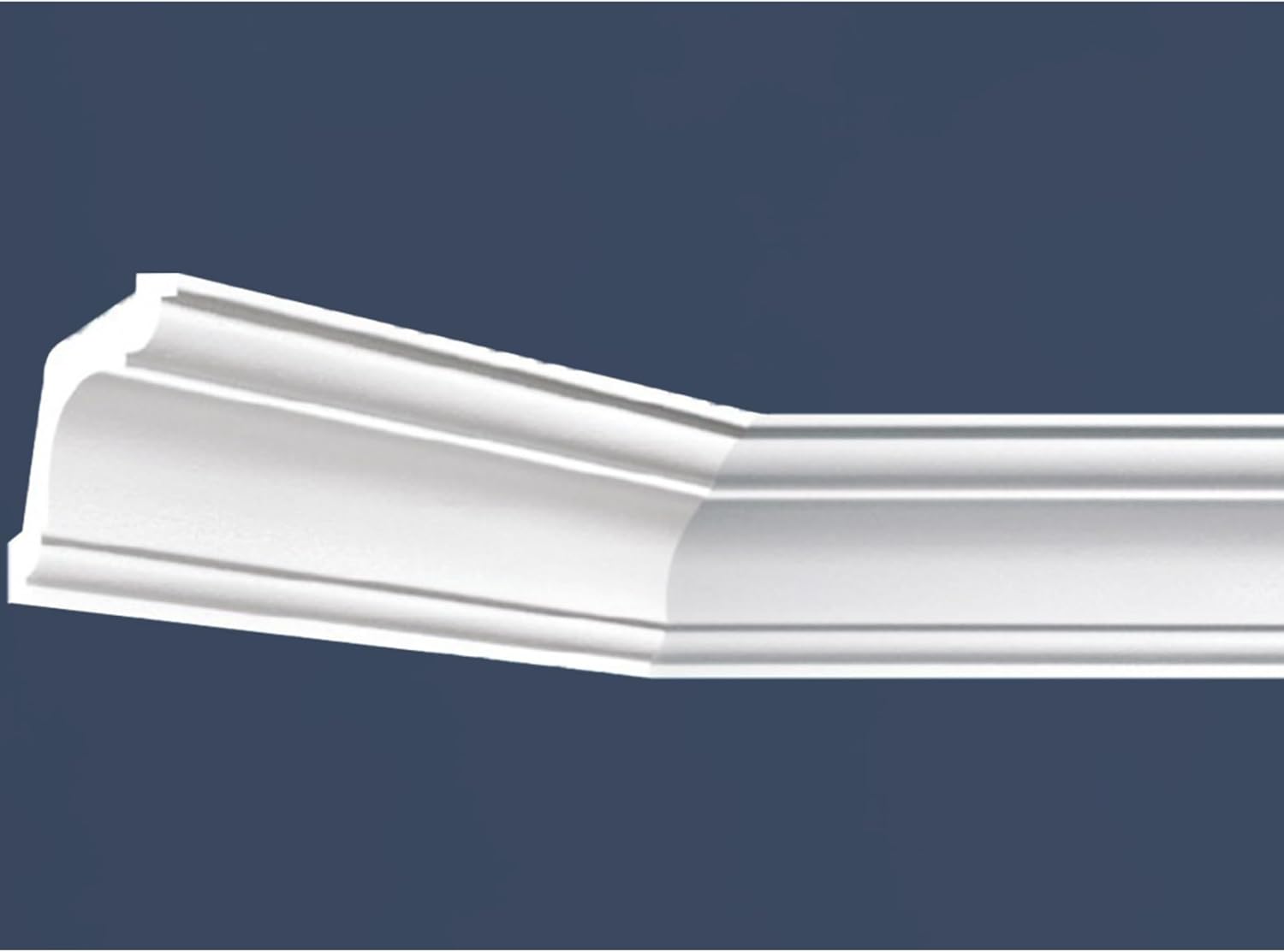 WOLDECOR Extruded Polystyrene Cornice Coving – Decorative Coving Moulding, Lightweight Ceiling Coving Trim, Easy DIY Installation, Durable Coving for Ceilings (VictorianN12, Sample 20cm)