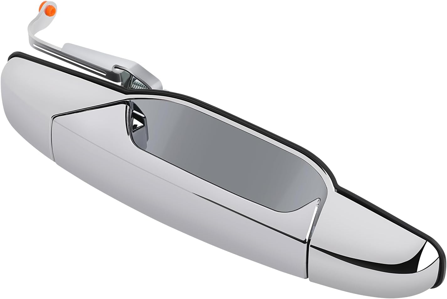 Exterior Chrome Door Handle, Rear Passenger Side, Compatible with 2007-2014 Chevy Silverado Suburban Tahoe GMC Sierra Yukon Cadillac Escalade, Replace 22738726 84053450 80547