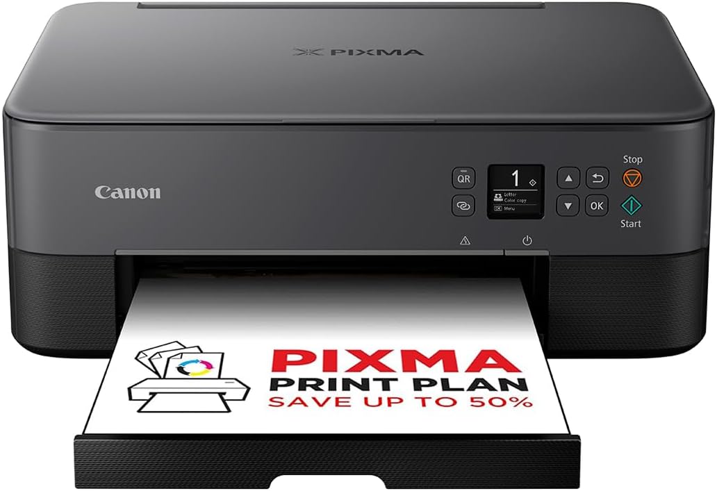 Canon PIXMA TS5350i Series - All-in-One Printers for Home Use with OLED Display | Wireless for Easy Printing From Your Smartphone Printer Home Printers with PIXMA Print Plan