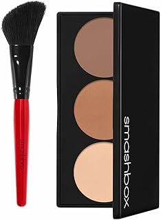 Smashbox Step-By-Step Contour Kit | Buildable, Highlight, Shapes + Brush, 0.4 oz.