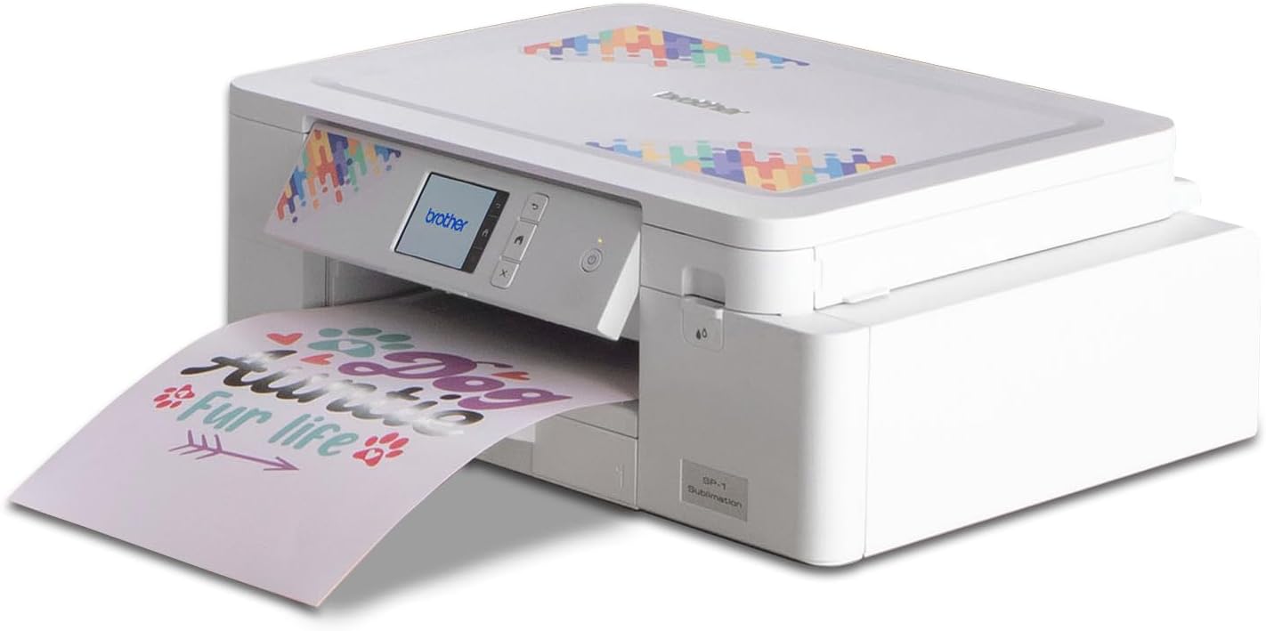 BROTHER SP1 Sublimation Printer, Desktop size, Artspira App & PC & Mac Operated, White