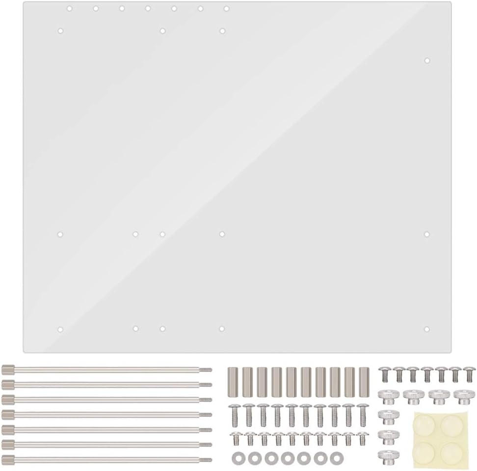 Acrylic Frame 4mm Transparent Fashion DIY Base Stand Suitable for ATX motherbar,Can accommodate high Performance PC Open Frame