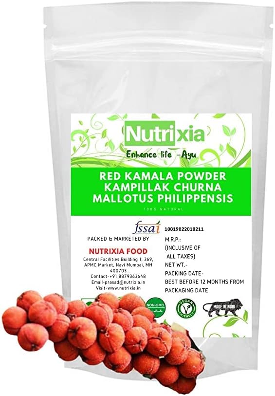 Red Kamala Powder-Kampillak Churna-Mallotus philippensis (50 GMS)