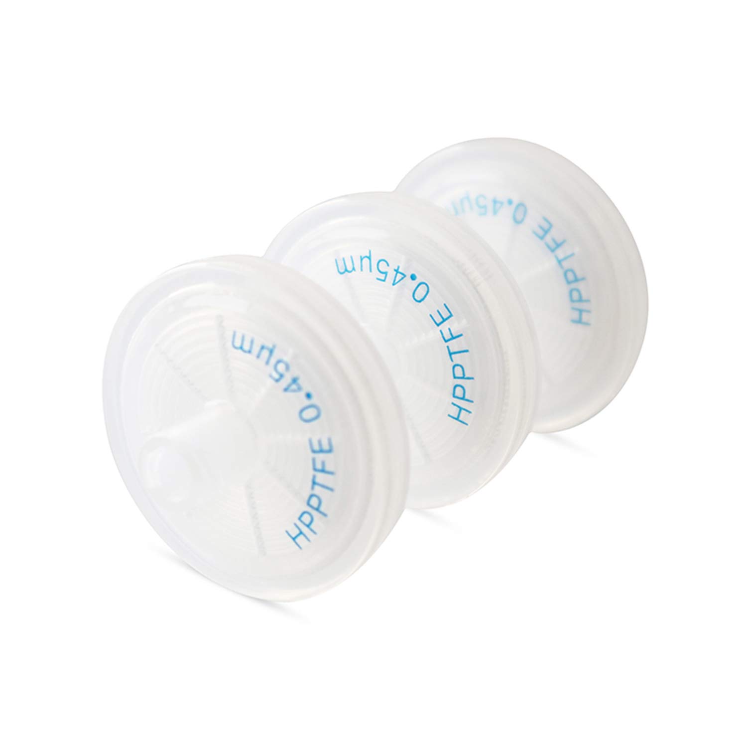 Hydrophilic PTFE Syringe Filters 25mm Diameter 0.45μm Pore Size for Laboratory Filtration [CASE OF 100pcs] by Allpure Biotechnology
