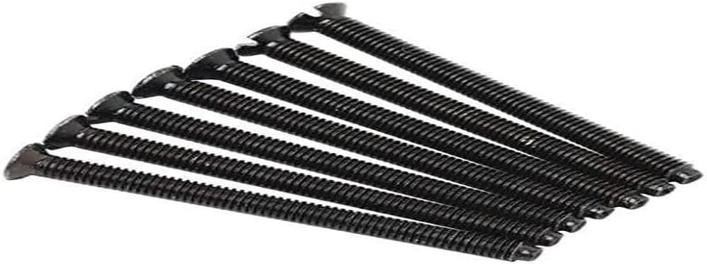 BH07456 Black Electrical Socket Screws Raised Countersunk Head Nickel M3.5 x 75mm