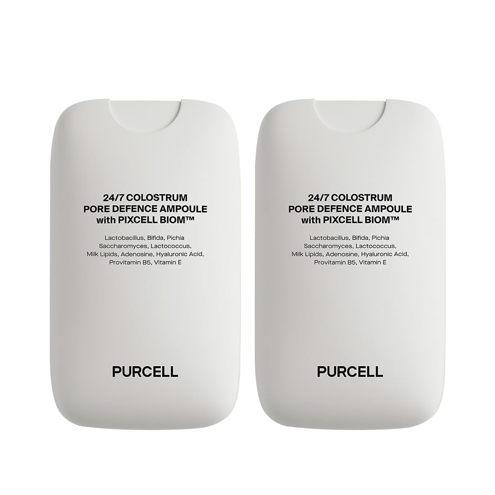 PURCELL 24/7 Colostrum Facial Serum Spray(White, Pack of 2) - Ampoule Mist for Glass skin with Long Hydration, Poreless Smooth Skin, Before & After Makeup, For All Skin types, 1.85 fl oz