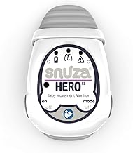 SNUZA HERO Baby Abdominal Movement Monitor: Real-time Alerts for No Breathing, Gentle Vibration Rousing, Portable & Wearable, Medical Grade Material. Safer Sleep for Infants. Peace of Mind for Parents
