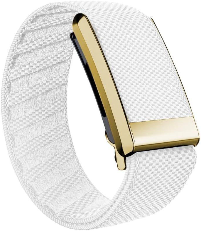 AR LABS SuperKnit Luxe Whoop 4.0 Compatible Band | Premium Ultra-Soft Weave | Stainless Steel Precious Metal PVD Treated | Includes Hook, Clasp & Slider – UK Company