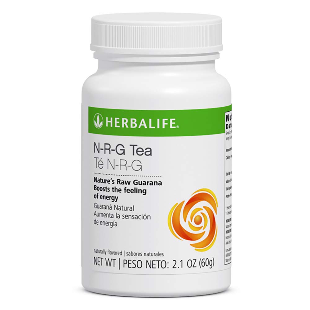 Herbal N-R-G Nature's Raw Guarana Tea Mix 2.12 Fl Oz Caffeine Energy Booster Powder