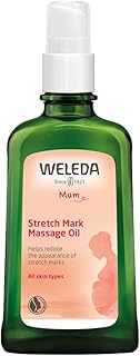 Weleda Stretch Mark Pregnancy Massage Oil, 3.4 Fluid Ounce, Plant Rich Oil with Vitamin E, Sweet Almond, Jojoba and Arnica Oils