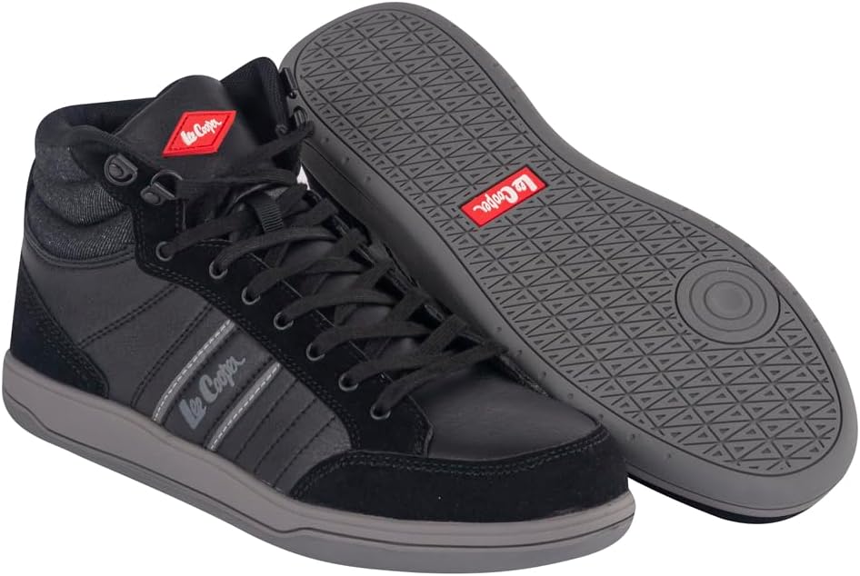 Lee Cooper Workwear Mens Work Safety Retro High Top Protective Steel Toecap Midsole Boot Trainer