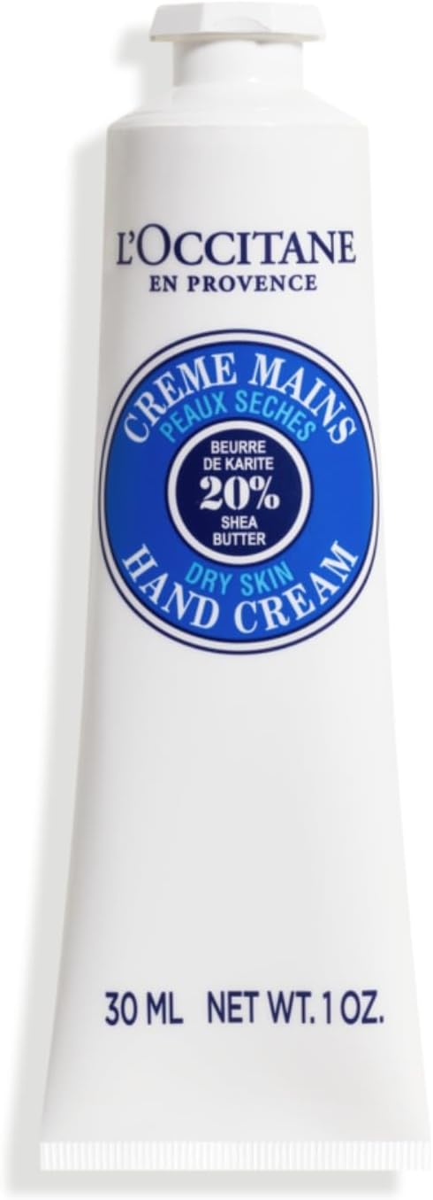 L'OCCITANE Shea Butter Hand Cream 30ml, Enriched with Shea Butter, Vegan Formula, Luxury & Clean Beauty Hand Care for All Skin Types