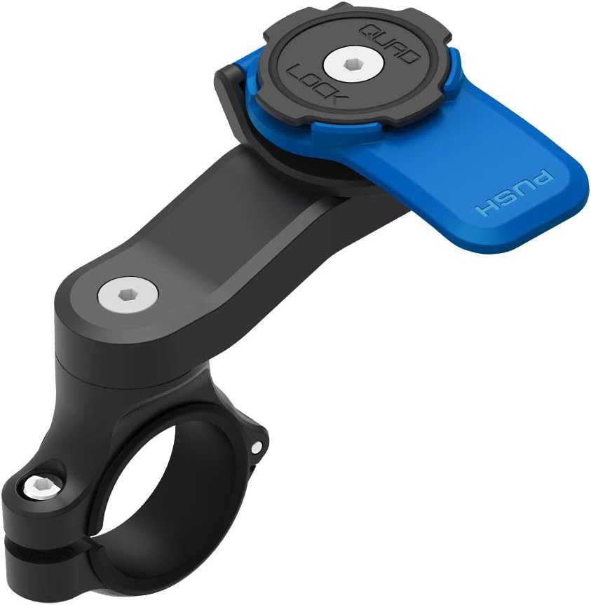 Quad Lock Motorcycle Handlebar Phone Mount for iPhone, Galaxy Pixel and Universal Adapters