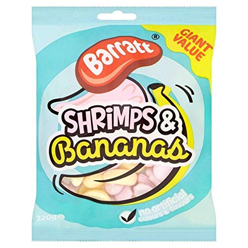 Barratt Shrimps & Bananas 150g (Pack of 4)