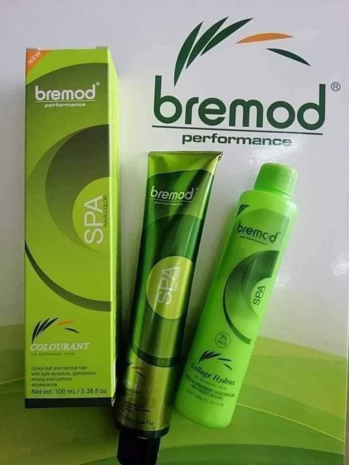 Bremod Performance SPA Hair Colourant Professional Salon Formula,Honey Tea Brown 100 ml with Super Plex 100ml
