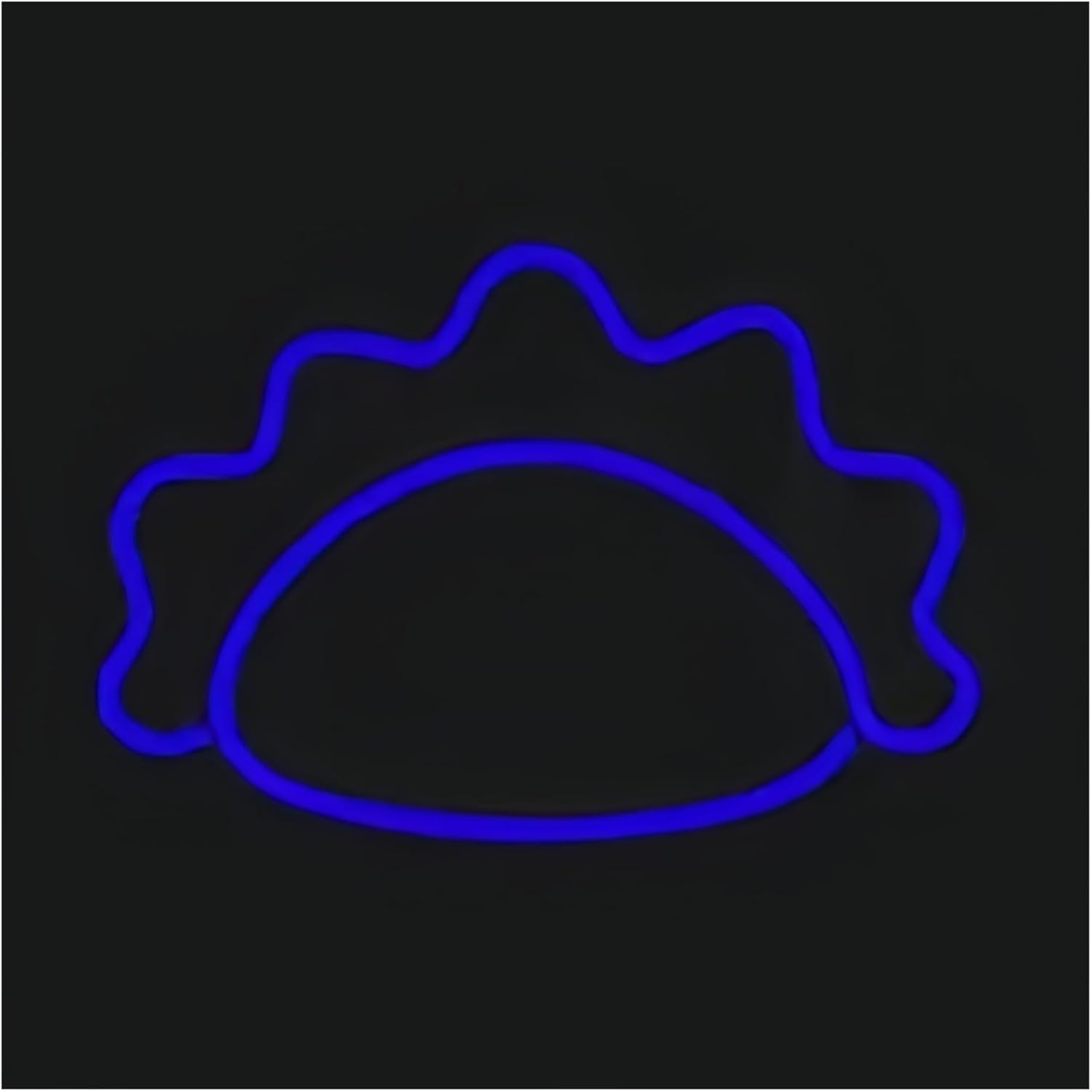 MENGE Hanging Art Neon Signs Cute Dumpling Led Neon Sign USB Powered, Wall Restaurant Kitchen Decoration Window Show Light 40x28cm(I)