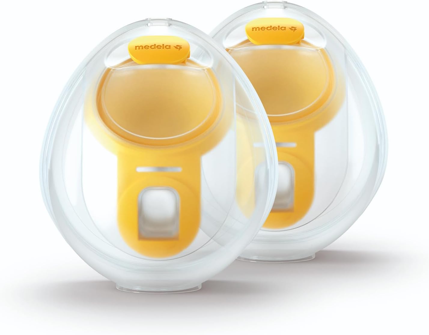 Medela Hands-Free Collection Cups, Compatible with Freestyle Flex and Swing Maxi Electric Breast Pumps, 1 Set of 2 Cups, White
