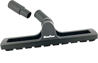 MaximalPower Replacement 12" Vacuum Brush Head Attachment with Adapter for Select Upright and Canister Vacuum Cleaners | 360° Floor Brush Attachment with Hose Adapter