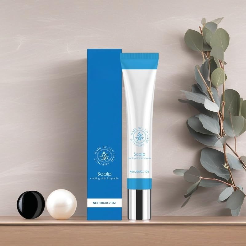 Scalp Cooling Hair Ampoule, Hair Serum for Hair Loss, Scalpy Hair Growth Serum for Men & Women, Hair Strengthen & Grow 20g