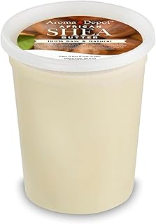 Raw African Shea Butter 32 oz Ivory/White Grade A 100% Pure Natural Unrefined Fresh Moisturizing, Ideal for Dry and Cracked Skin. It can be used in Body, Hair and Face.