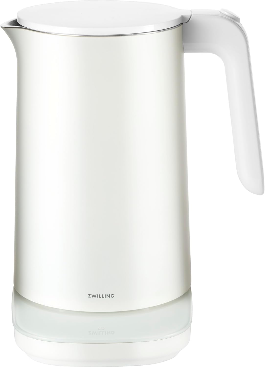 ZWILLING Enfinigy 1.5-Liter Cool Touch Stainless Steel Electric Kettle Pro, Tea Kettle, White