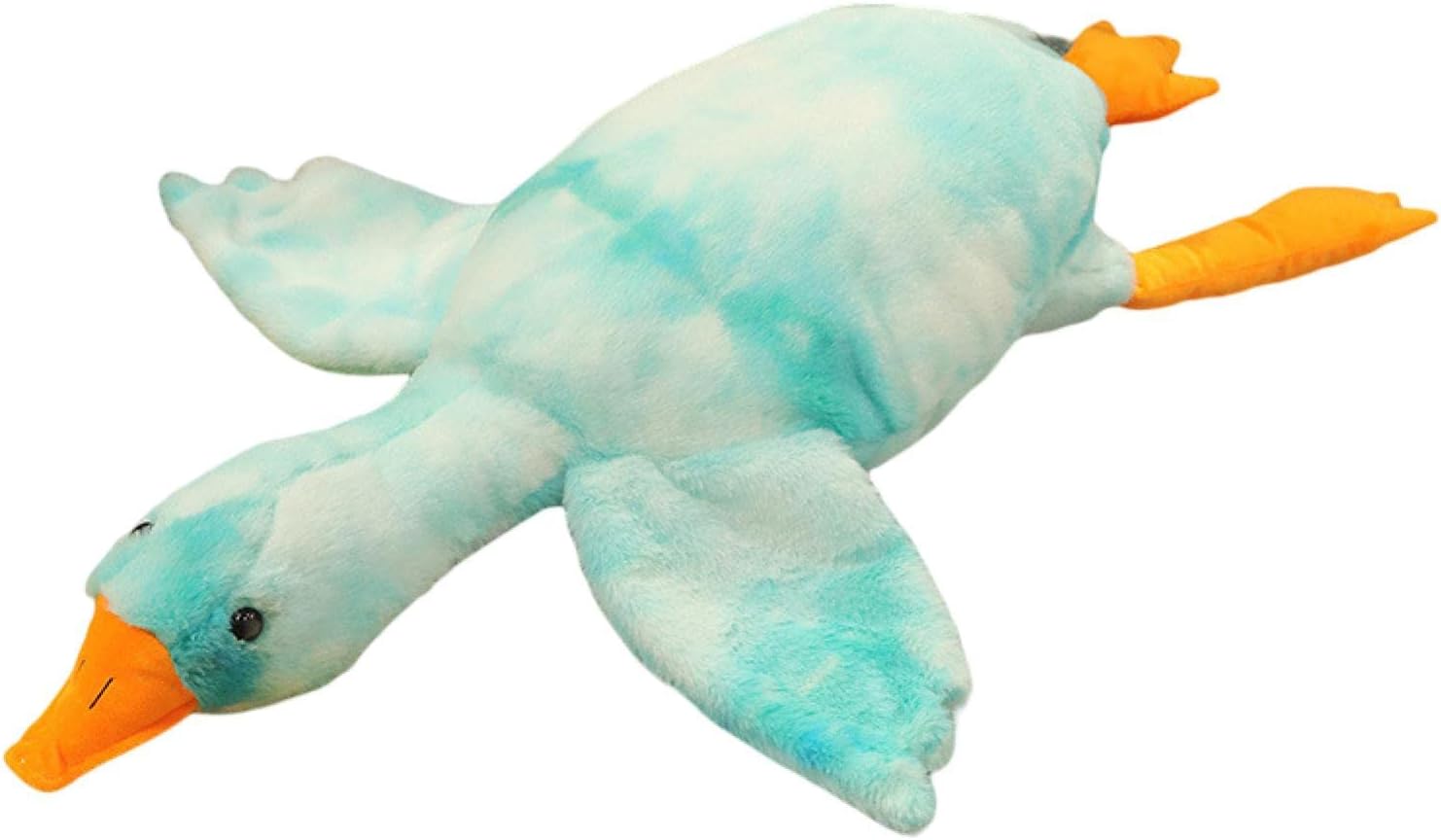 Funight Giant Goose Plushie, 50/90cm Cute Giant Goose Stuffed Animal Soft Plush Doll Toy Decor Birthday Gift for Girl Women Blue 19.69Inch