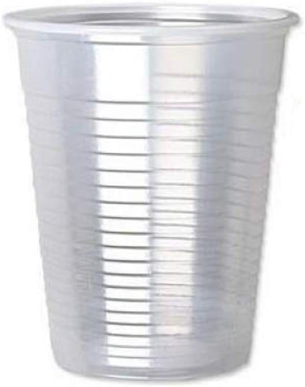 2000 x Clear 7 Ounce Strong Drinking Tumbler Disposable Cups for Water Coolers, Wedding, Parties, Events, Birthdays and All Occasions (2000 Cups, Clear)
