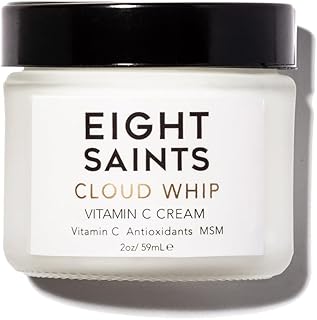 Eight Saints Skincare Cloud Whip Vitamin C Face Moisturizer Day Cream, Natural and Organic Face Cream For Women, Anti Aging Cream For Face To Reduce Fine Lines and Wrinkles, 2 Ounces