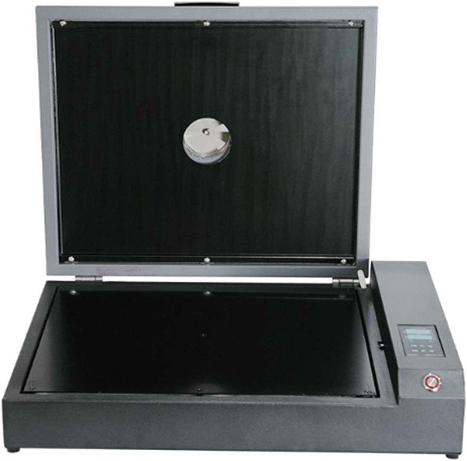 GJBMXSM 930W Professional DTF Curing Oven with Dual Aluminum Heating Plates,40x32cm Workspace Fits A3/A4 DTF Films,Digital Timer & Temp Control for PET Transfers & Heat Powder,Fast & Even Drying