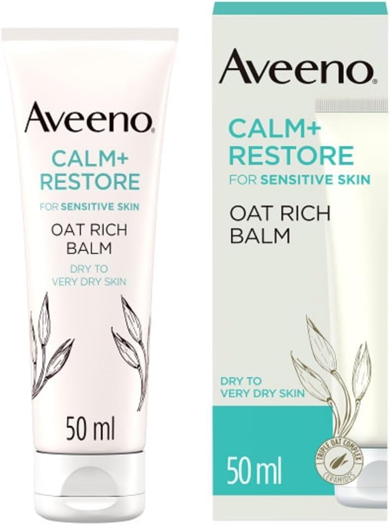 AVEENO Face CALM+RESTORE Oat Rich Balm for Very Dry and Sensitive Skin 50ml