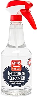 Griot's Garage 10956 Interior Cleaner 22oz – Safe on All Interior Surfaces – Carpets, Upholstery, Plastic, Etc. Contains No Dye’s or Additives, Perfect for Cars, Trucks, SUV’s, RV’s, Boats, & More!