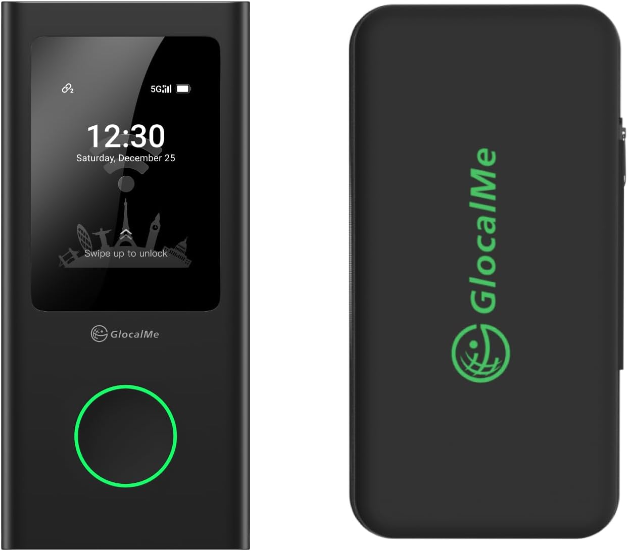 GlocalMe Numen Air 5G Mobile Hotspot with Protective Travel Case