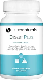 Digest Plus, Gut Health for Men, Digestion Supplement, Digestive Enzymes, Gut Health for Women, Gas & Bloating Relief, Premium Gut Health Supplement, 60 Caps