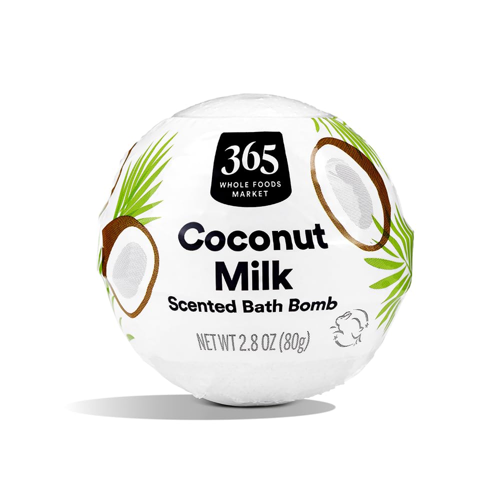 365 by Whole Foods Market, Fizzing Bath Bomb, Coconut Milk, 2.3 oz