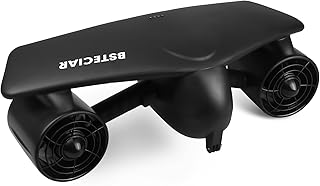 Underwater Scooter, Sea Scooter Dual Motors,Water Scooter with Child Safety Locks and Adjustable Speed Levels, Compatible with Sports Cameras for Adult/Kids Pool, Diving,Snorkeling