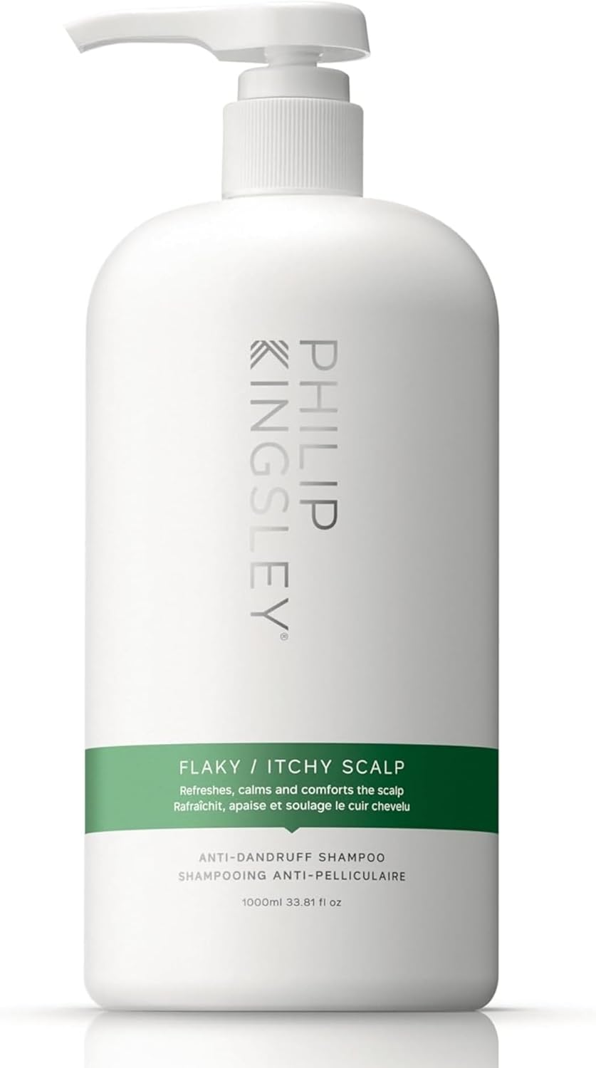 Philip Kingsley | Flaky/Itchy Scalp Shampoo | Anit-Dandruff Shampoo For Flaky, Itchy, Dry, Oily Scalps | Cleansing Scalp Care | Hair Shampoo that Hydrates, Soothes and Calms | 1000ml
