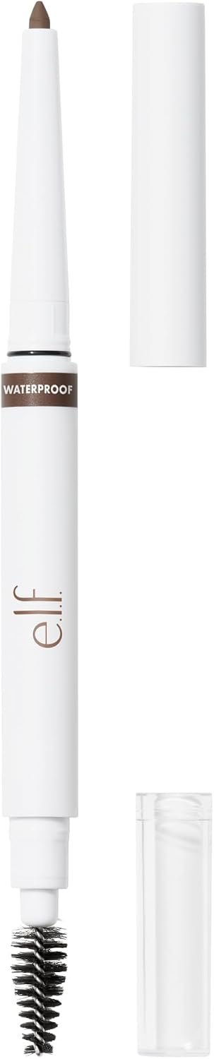 e.l.f. Instant Lift Waterproof Brow Pencil, Long-Lasting Eyebrow Pencil For Grooming & Shaping Brows, Vegan & Cruelty-Free, Neutral Brown
