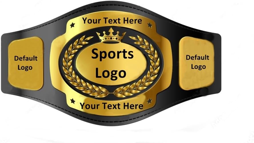 HANDSY Championship Belt Customizable Wrestling Belt Fully Personalized for All Sports - Custom Wrestling Championship Belt