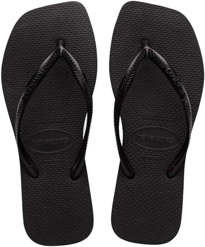 Havaianas Women's Slim Square Solid Flip Flops