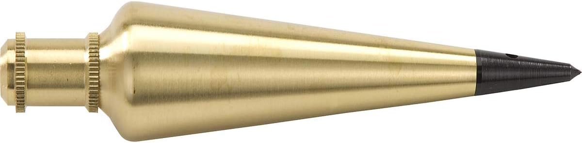 STANLEY 8 Oz. (225g) Solid Brass Plumb Bob