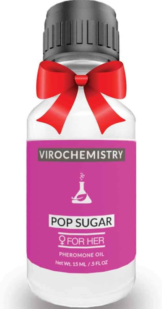 Pheromones For Women (Pop Sugar) - Elegant, Ultra Strength Organic Fragrance Body Perfume Oil 15mL Concentrate [Human Grade Pheromones to Attract Men]
