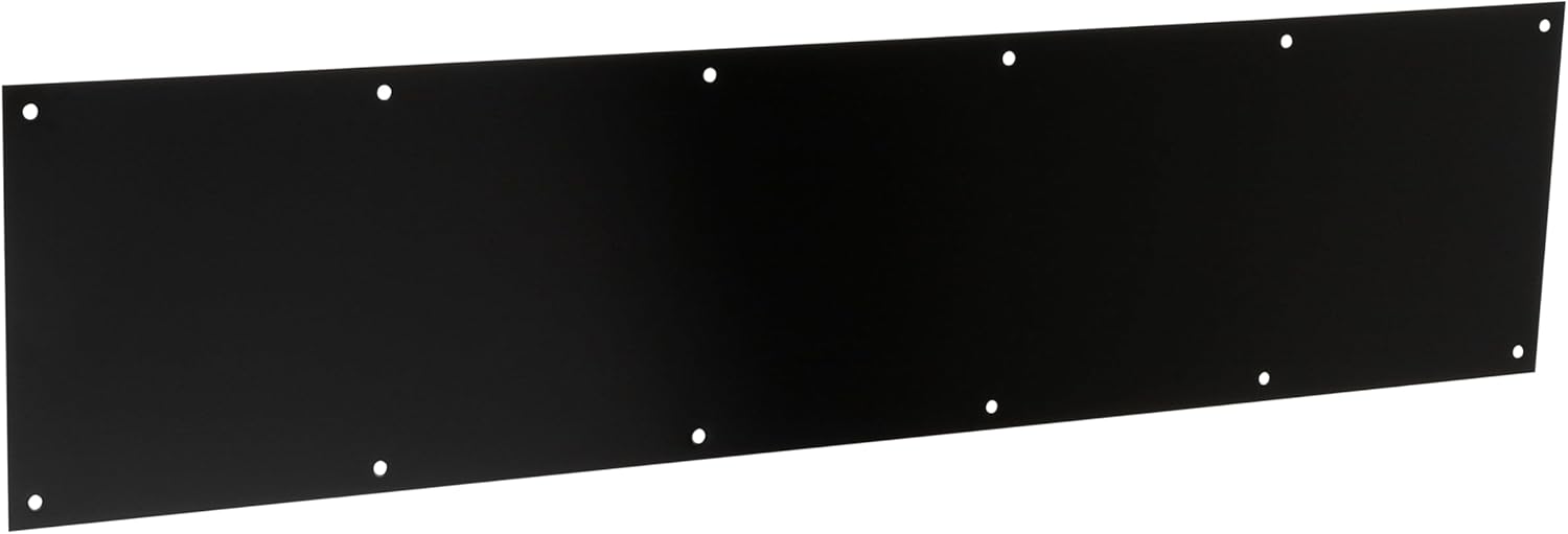 National Hardware N270-352 - 1996 8X34 Kickplate in Matte Black