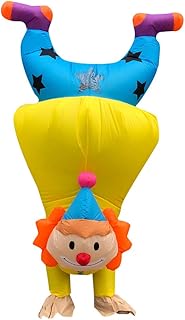Halloween Inflatable Clown Costume Inflatable Blow-up Costume Adult Costume for Adult/Halloween/Easter Party