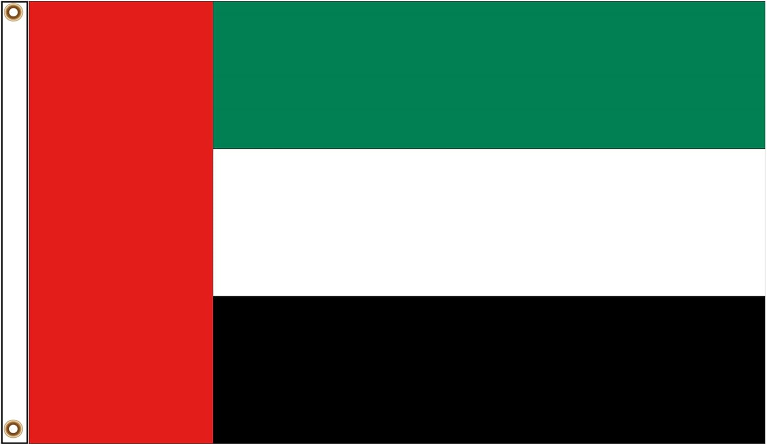 PinkDisplay Aisa flag (UAE)3x5ft(90x150cm) eyelets and double stitches