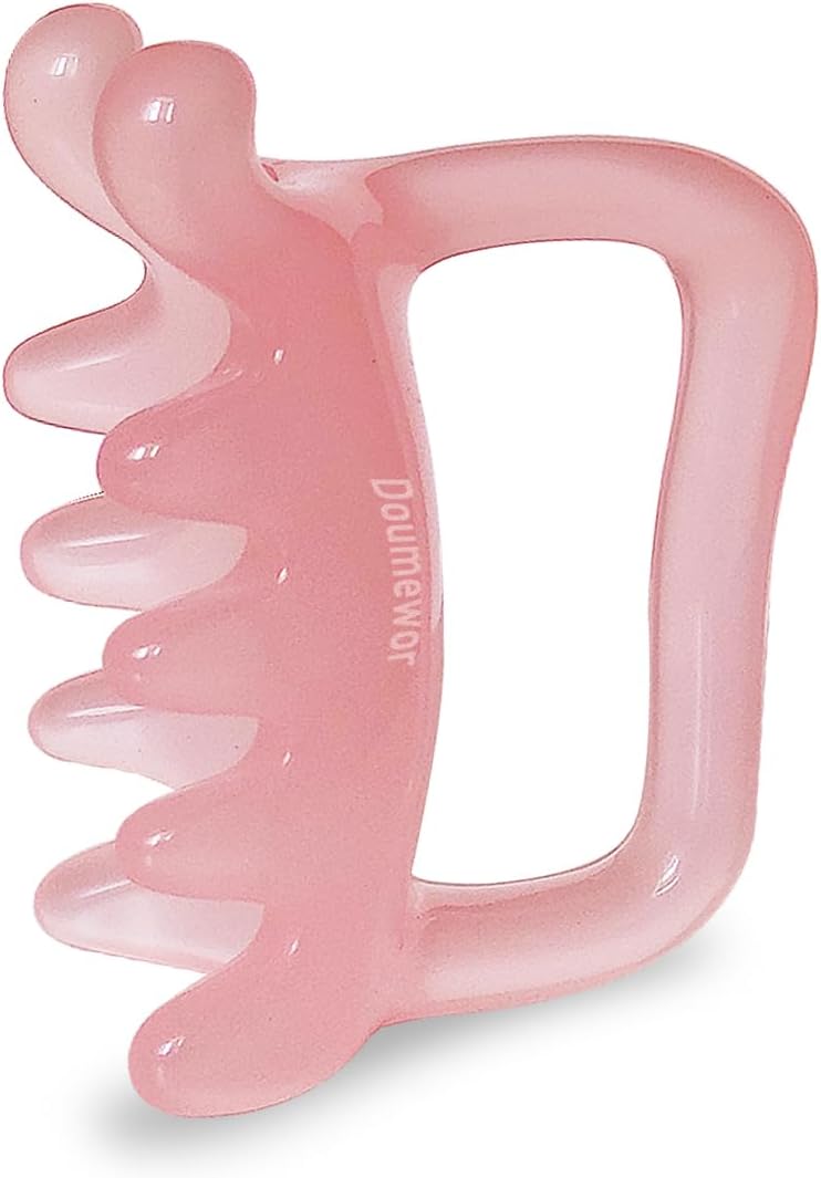 Large Fascia Massage Blaster Tool for Cellulite, Myofascial Release, Muscle Knots, Trigger Points, Cellulite Massager Tool for Body Tension Relief Promote Lymphatic Circulation Pink