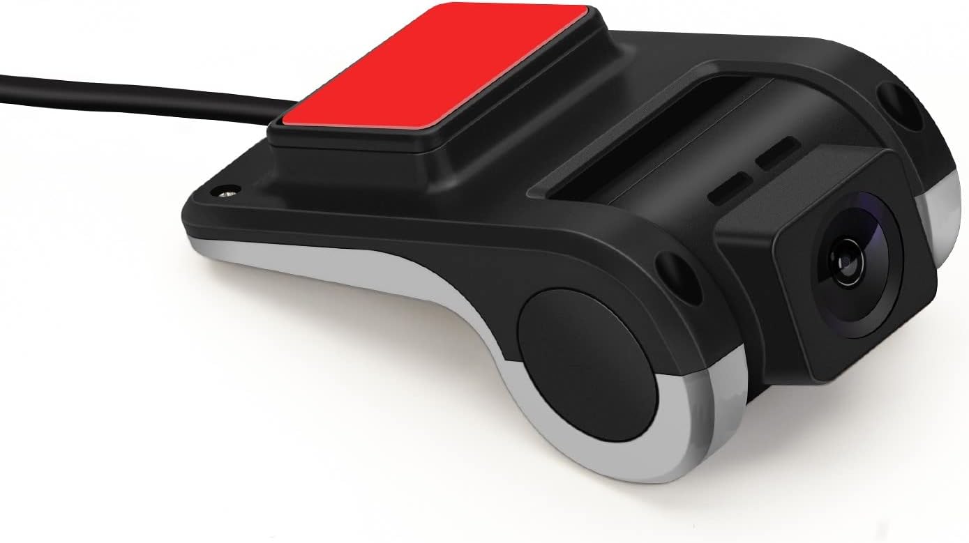 XTRONS 1280x720 Car DVR Front/Rear USB Dash Camera 170° Wide Angle Vehicle HD Hidden Video Recorder with Driver Assistance ADAS