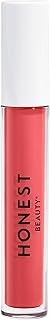 Honest Beauty Hydrating Liquid Lipstick with Hyaluronic Acid + Avocado Oil | EWG Verified, Vegan + Cruelty Free | Happiness, .12 fl oz