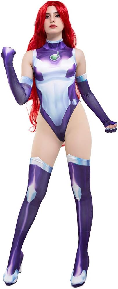 Cosplay.fm Women's Super Speed Cosplay 3D Printed Bodysuit Costume