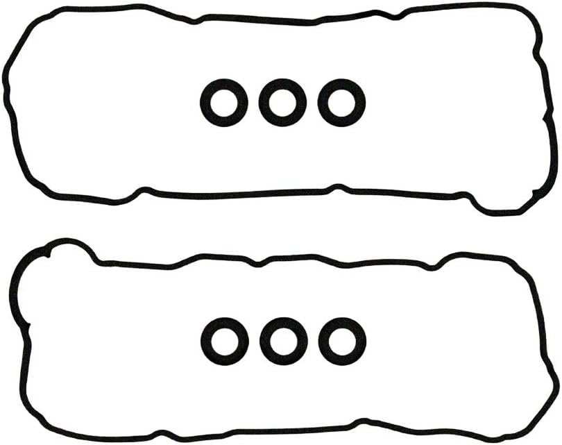 Valve Cover Gasket Set - Compatible with 3.0L 3.3L Toyota Camry, Avalon, Sienna, Highlander, Solara, Lexus ES300, ES330, RX300, RX330, RX400h - Replace VS50588R, VS50515R, 11214-0A010, 11213-0A010